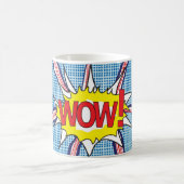 Popkunst "wow" Tasse (Mittel)
