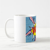 Popkunst "wow" Tasse (Links)