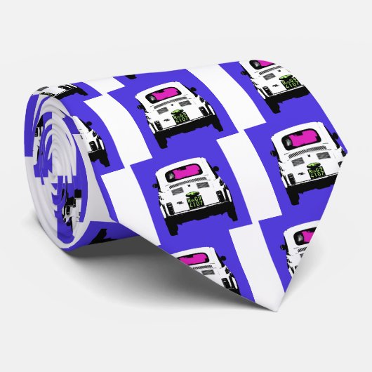 Popkunstart Fiat 500 Krawatte (Gerollt)