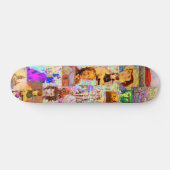 Popkunstcollage Skateboard (Horizontal)