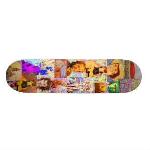 Popkunstcollage Skateboard