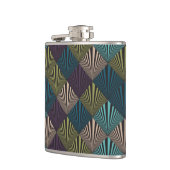 Popkunsthintergrund Flachmann (Links)