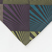 Popkunsthintergrund Fleecedecke (Ecke)