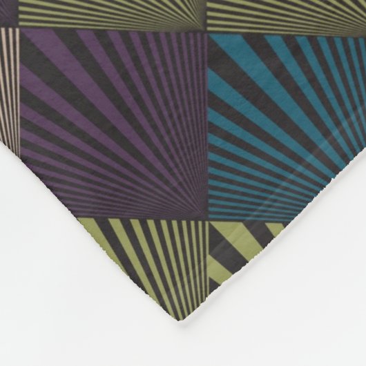 Popkunsthintergrund Fleecedecke (Ecke)