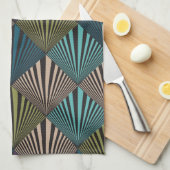 Popkunsthintergrund Küchentuch (Viertel Falte)