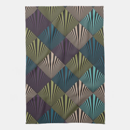 Popkunsthintergrund Küchentuch (Vertikal)