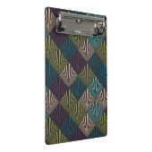 Popkunsthintergrund Mini Klemmbrett (Schrägansicht)