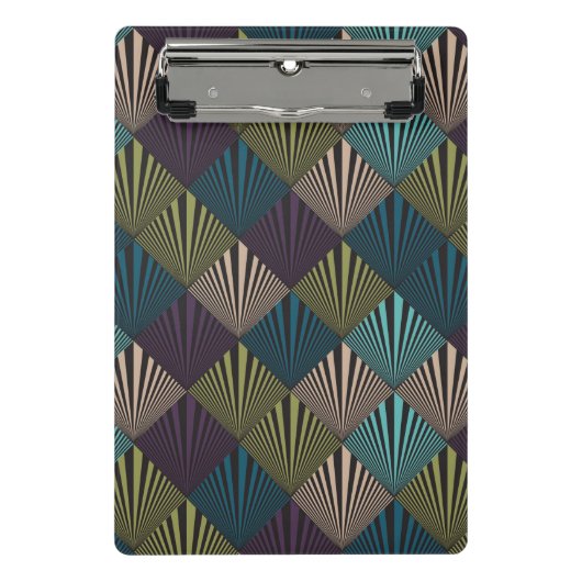 Popkunsthintergrund Mini Klemmbrett (Vorderseite)