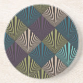 Popkunsthintergrund Sandstein Untersetzer (Vorne)