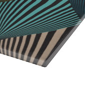 Popkunsthintergrund Schneidebrett (Ecke)