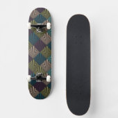 Popkunsthintergrund Skateboard (Vorderseite)