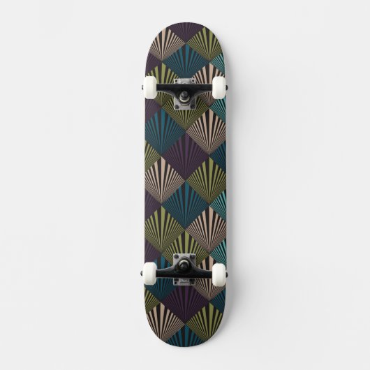 Popkunsthintergrund Skateboard (Vorderseite)