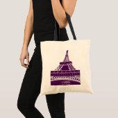 Popkunsttaschen-Eiffel-Turm: Paris Tragetasche (Vorderseite (Produkt))
