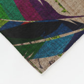 Popkunstzusammensetzung des roten Pandas abstrakte Fleecedecke (Ecke)