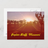 Poplar Bluff Missouri Postkarte (Vorne/Hinten)