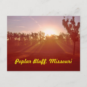 Poplar Bluff Missouri Postkarte
