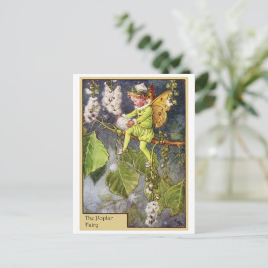 Poplar Fairy Postkarte (Stehend Vorderseite)