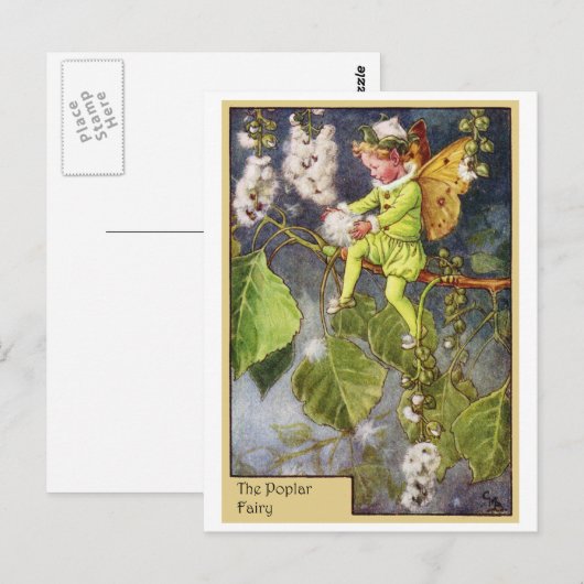 Poplar Fairy Postkarte (Vorne/Hinten)