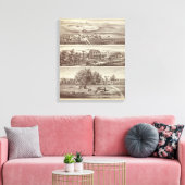 Poplar-Ranches Leinwanddruck (Insitu (Wohnzimmer))