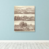 Poplar-Ranches Leinwanddruck (Insitu (Holzboden))