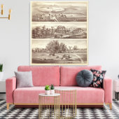 Poplar-Ranches Leinwanddruck (Insitu (Wohnzimmer))