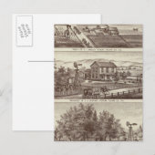 Poplar-Ranches Postkarte (Vorne/Hinten)