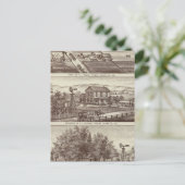 Poplar-Ranches Postkarte (Stehend Vorderseite)