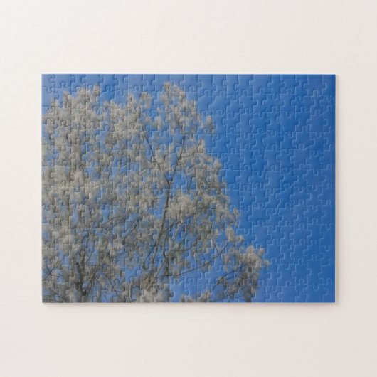 Poplar Tree Fluff Schnee im Juni Puzzle (Horizontal)