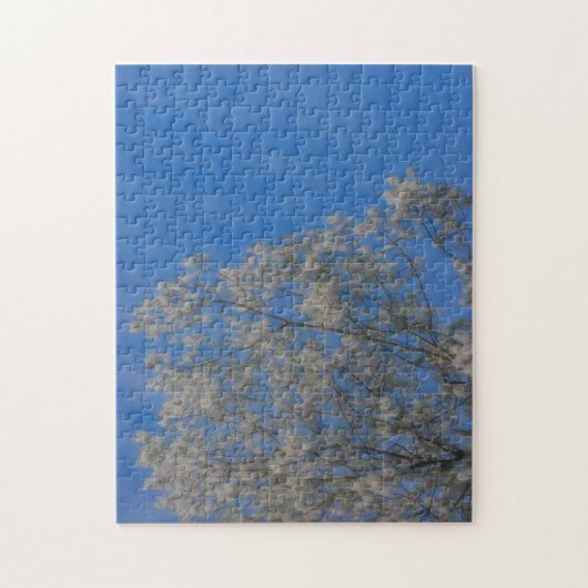 Poplar Tree Fluff Schnee im Juni Puzzle (Vertikal)