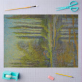 Poplar Trees in Spring (Utah Landscape) (USA Art Seidenpapier (Basteln)