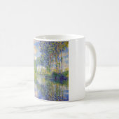 Poplars am Fluss Epte (von Claude Monet) Kaffeetasse (VorderseiteRechts)