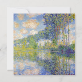 Poplars am Fluss Epte (von Claude Monet) Karte