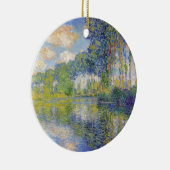 Poplars am Fluss Epte (von Claude Monet) Keramik Ornament (Rechts)