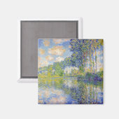 Poplars am Fluss Epte (von Claude Monet) Magnet (Vorderseite/Rückseite)