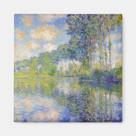 Poplars am Fluss Epte (von Claude Monet) Magnet