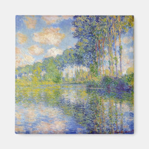 Poplars am Fluss Epte (von Claude Monet) Magnet