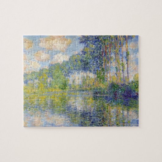 Poplars am Fluss Epte (von Claude Monet) Puzzle (Horizontal)