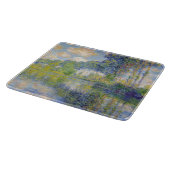 Poplars am Fluss Epte (von Claude Monet) Schneidebrett (Ecke)