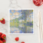 Poplars am Fluss Epte (von Claude Monet) Serviette (Beispiel)