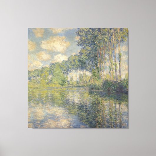 Poplars auf der Epte - Monet Leinwanddruck (Vorderseite)