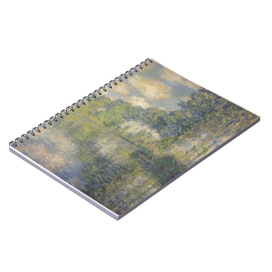 Poplars auf der Epte - Monet Notizblock (Linke Seite)
