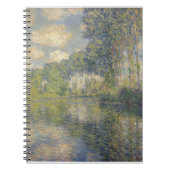 Poplars auf der Epte - Monet Notizblock (Vorderseite)