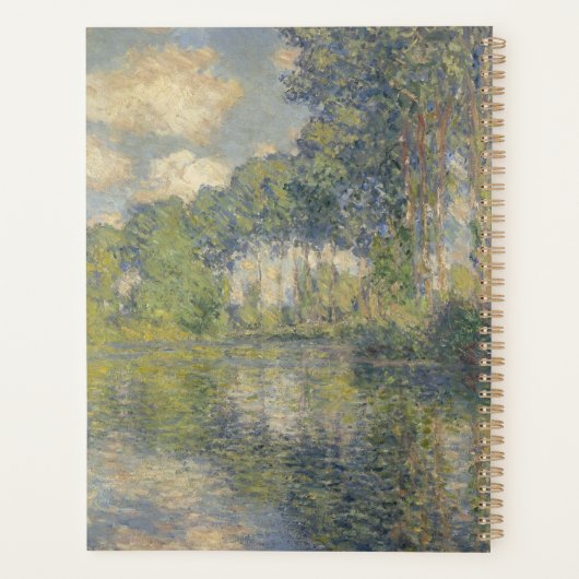 Poplars auf der Epte - Monet Planer (Rückseite)