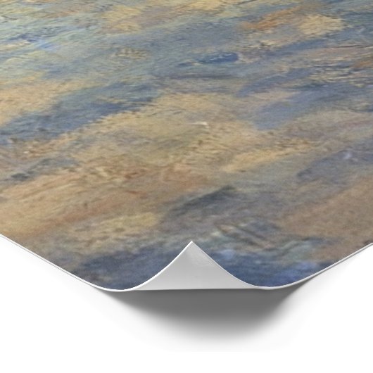 Poplars auf der Epte - Monet Poster (Ecke)