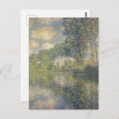 Poplars auf der Epte - Monet Postkarte (Vorne/Hinten)