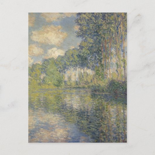 Poplars auf der Epte - Monet Postkarte (Vorderseite)
