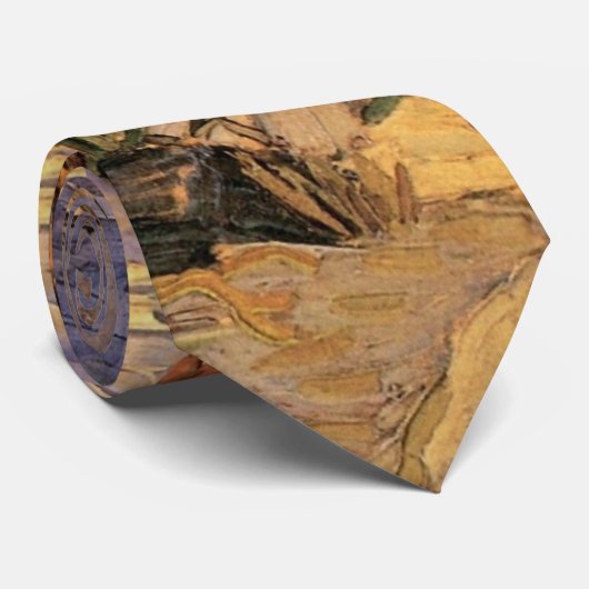 Poplars auf der Straße durch Hügel von Vincent van Krawatte (Gerollt)