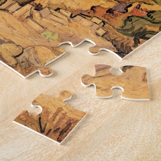 Poplars auf der Straße durch Hügel von Vincent van Puzzle (Seite)