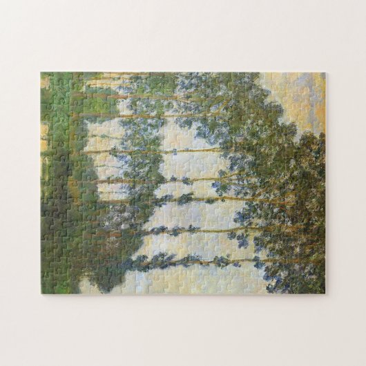 Poplars bei Giverny Monet Puzzle (Horizontal)