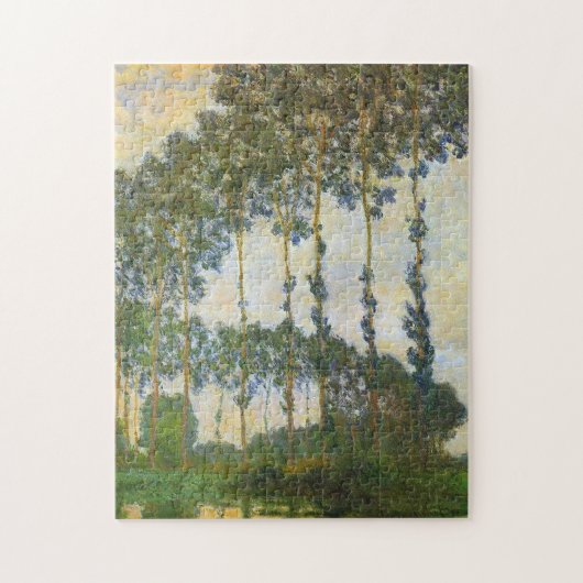 Poplars bei Giverny Monet Puzzle (Vertikal)